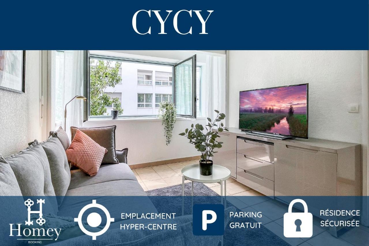 Homey Cycy - New / Free Parking / Hyper-Centre / Proche Geneve Annemasse Ngoại thất bức ảnh