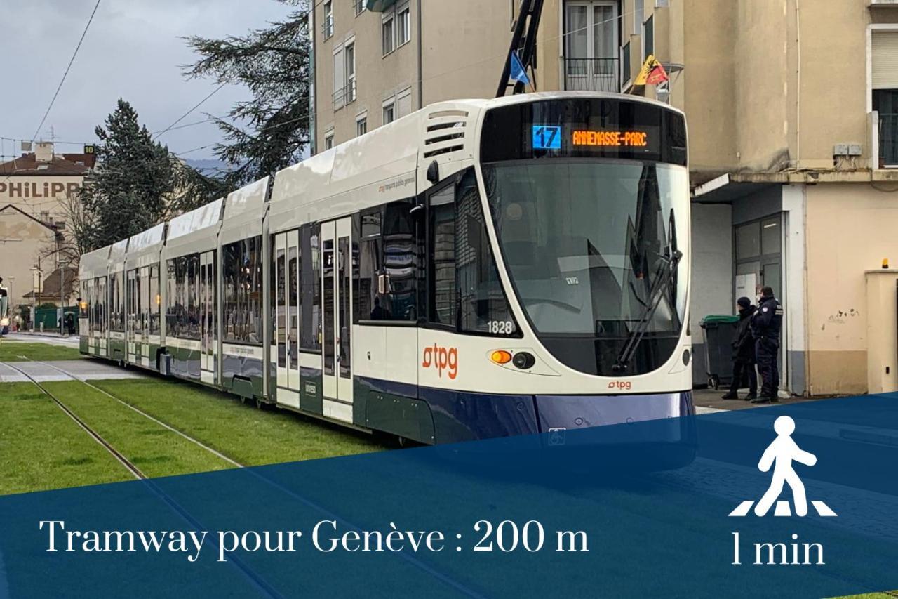 Homey Cycy - New / Free Parking / Hyper-Centre / Proche Geneve Annemasse Ngoại thất bức ảnh